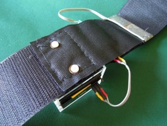 simplesensor que se apreta con la tensin del velcro al piel