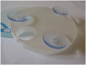 rubber to fix the pad