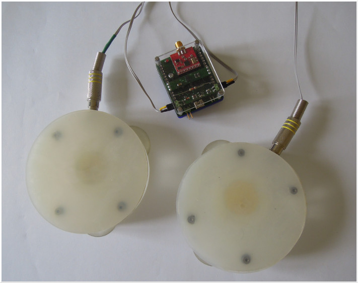 pads with transmitter unit