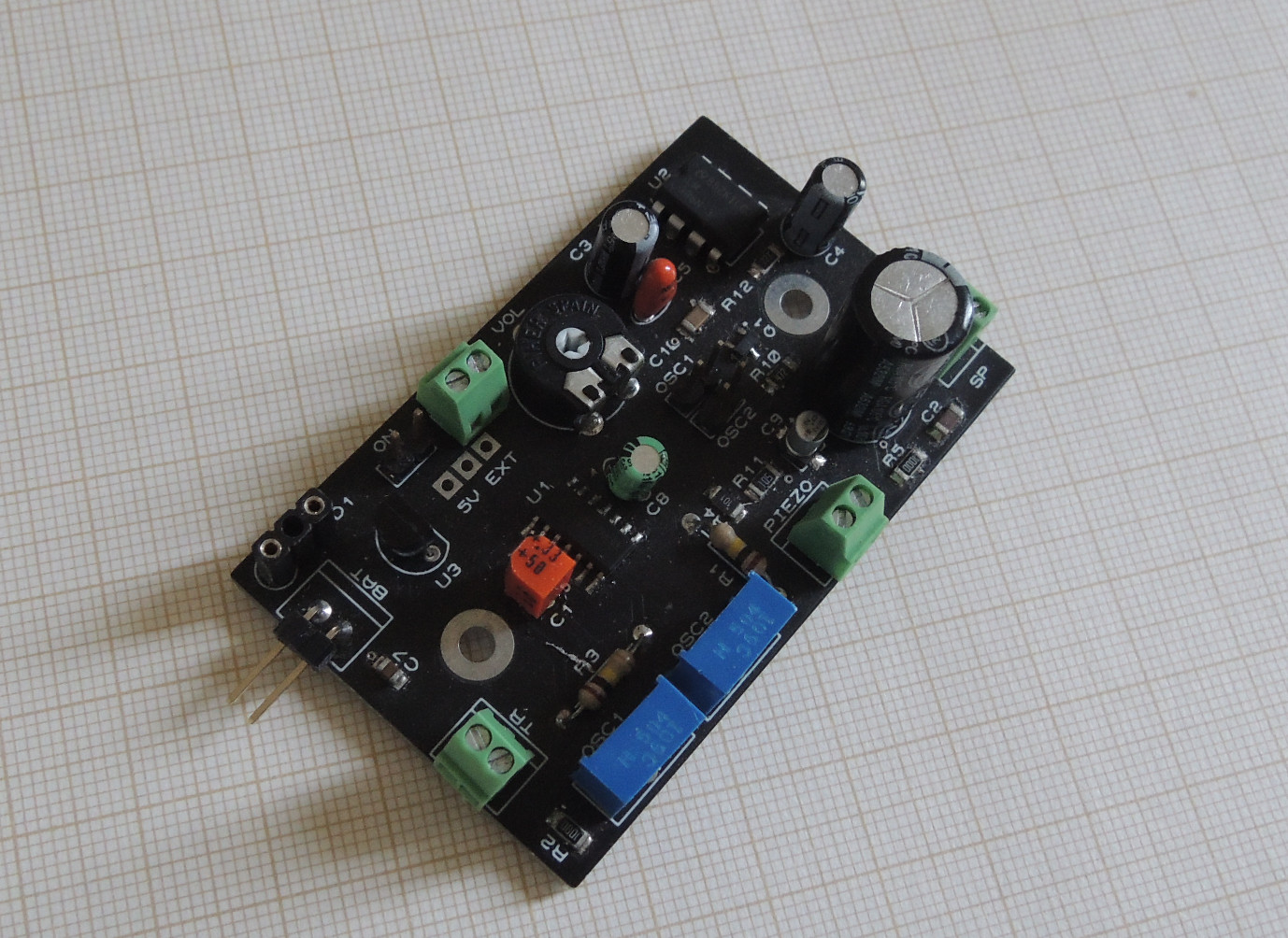 Mdulo de sonido usando un hex inversor