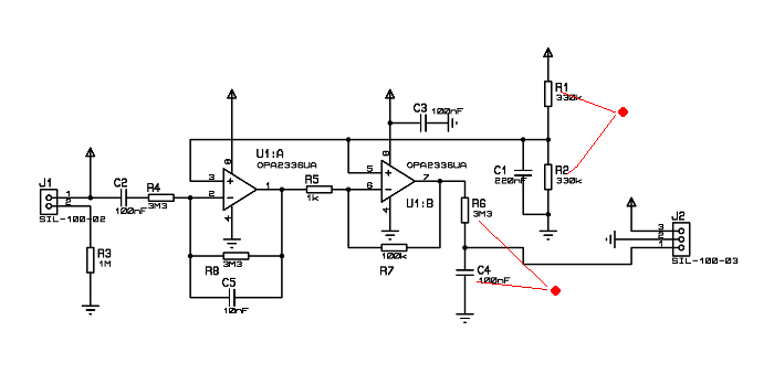 diagrama elctrica GSR con OPA2336